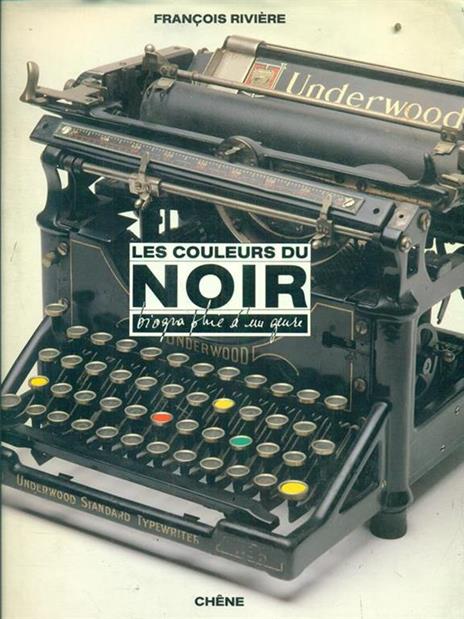 Les couleurs du noir - Francois Riviere - copertina