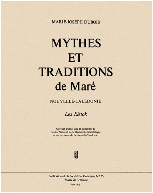 Mythes et traditions de Maré