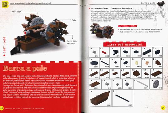 Leonardo da Vinci. Costruisci le invenzioni con i mattoncini Lego. Ediz. a  colori - Francesco Frangioja - Libro - Nuinui - | IBS