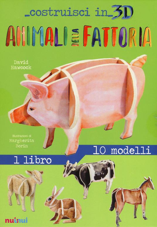 Vinile per bambini animali in fattoria 3D