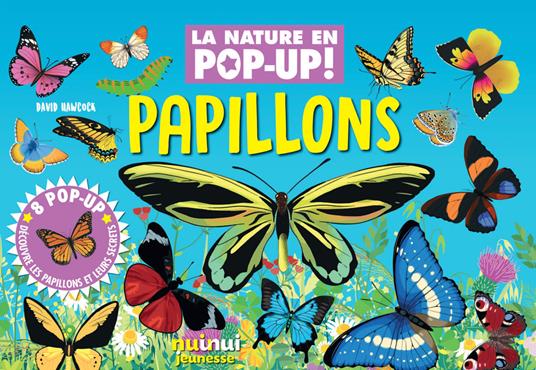 Papillons. La nature en pop-up. Ediz. a colori - David Hawcock - copertina