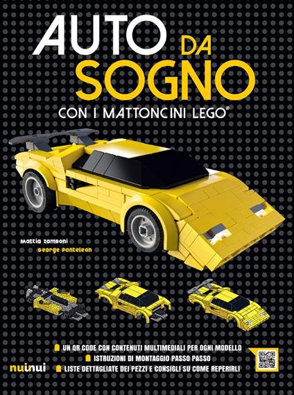 Auto da sogno con i mattoncini LEGO. Ediz. a colori - Mattia Zamboni - copertina