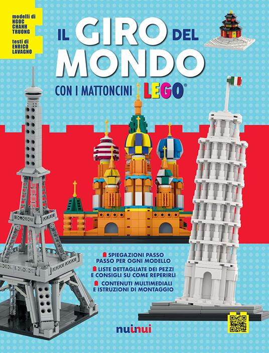 Il giro del mondo con i mattoncini Lego®. Attività creative. Ediz. a colori - Ngoc Chanh Truong,Enrico Lavagno - copertina