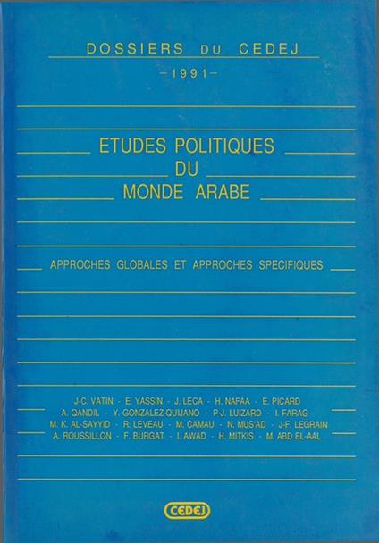 Études politiques du monde arabe