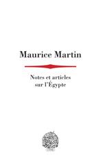 Notes et articles sur l'Égypte