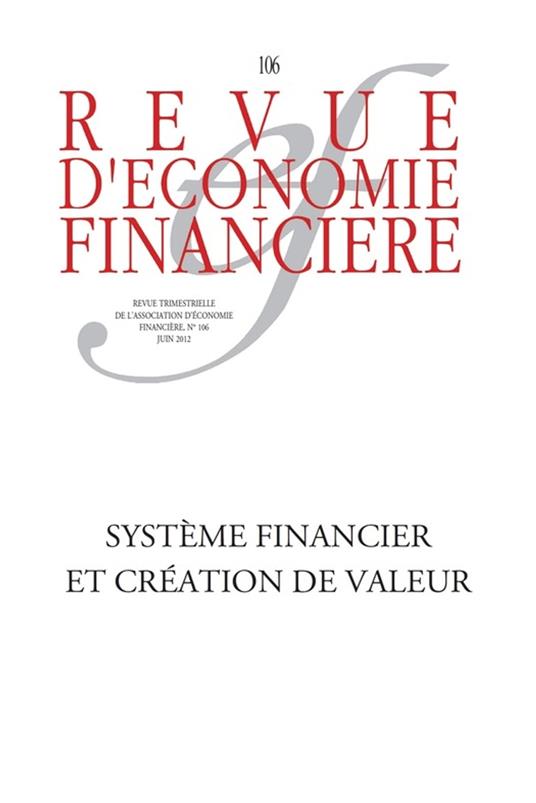 Système financier et création de valeur