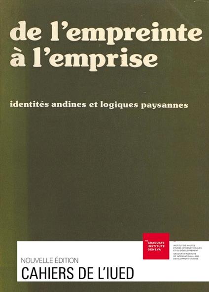 De l'empreinte à l'emprise