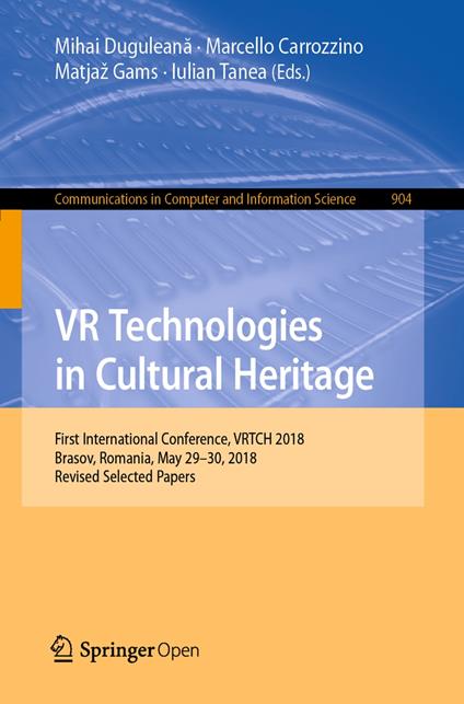 VR Technologies in Cultural Heritage