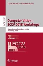 Computer Vision – ECCV 2018 Workshops: Munich, Germany, September 8-14, 2018, Proceedings, Part II