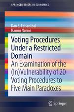 Voting Procedures Under a Restricted Domain