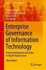 Enterprise Governance of Information Technology: Achieving Alignment and Value in Digital Organizations