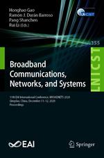 Broadband Communications, Networks, and Systems