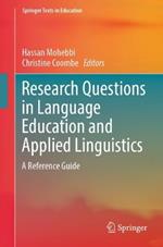 Research Questions in Language Education and Applied Linguistics: A Reference Guide