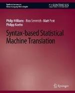 Syntax-based Statistical Machine Translation