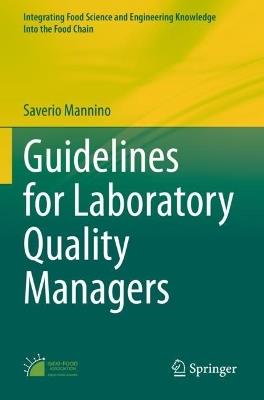 Guidelines for Laboratory Quality Managers - Saverio Mannino - cover