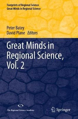 Great Minds in Regional Science, Vol. 2 - cover