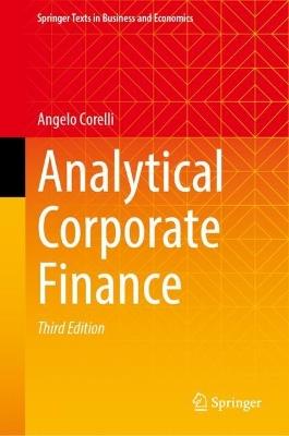 Analytical Corporate Finance - Angelo Corelli - cover