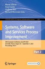 Systems, Software and Services Process Improvement: 30th European Conference, EuroSPI 2023, Grenoble, France, August 30 – September 1, 2023, Proceedings, Part II