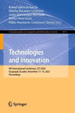 Technologies and Innovation: 9th International Conference, CITI 2023, Guayaquil, Ecuador, November 13–16, 2023, Proceedings