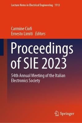 Proceedings of SIE 2023: 54th Annual Meeting of the Italian Electronics Society - cover