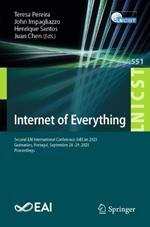 Internet of Everything: Second EAI International Conference, IoECon 2023, Guimarães, Portugal, September 28-29, 2023, Proceedings