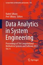 Data Analytics in System Engineering