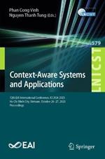 Context-Aware Systems and Applications: 12th EAI International Conference, ICCASA 2023, Ho Chi Minh City, Vietnam, October 26-27, 2023, Proceedings