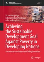 Achieving the Sustainable Development Goal Against Poverty in Developing Nations