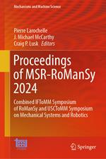 Proceedings of MSR-RoManSy 2024