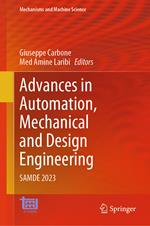 Advances in Automation, Mechanical and Design Engineering