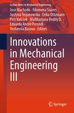 Innovations in Mechanical Engineering III