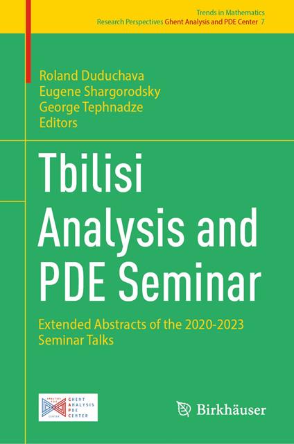 Tbilisi Analysis and PDE Seminar