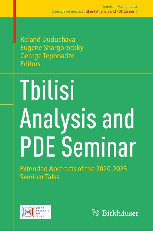 Tbilisi Analysis and PDE Seminar