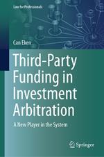 Third-Party Funding in Investment Arbitration
