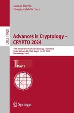 Advances in Cryptology – CRYPTO 2024: 44th Annual International Cryptology Conference, Santa Barbara, CA, USA, August 18–22, 2024, Proceedings, Part I