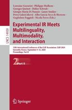 Experimental IR Meets Multilinguality, Multimodality, and Interaction: 15th International Conference of the CLEF Association, CLEF 2024, Grenoble, France, September 9–12, 2024, Proceedings, Part II