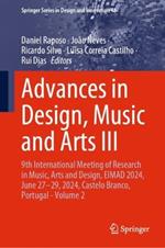 Advances in Design, Music and Arts III: 9th International Meeting of Research in Music, Arts and Design, EIMAD 2024, June 27–29, 2024, Castelo Branco, Portugal - Volume 2