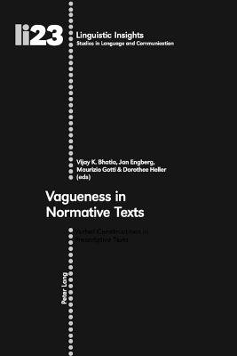 Vagueness in Normative Texts - cover