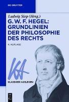 G. W. F. Hegel: Grundlinien der Philosophie des Rechts - cover
