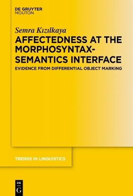 Affectedness at the Morphosyntax-Semantics Interface: Evidence from Differential Object Marking - Semra Kizilkaya - cover