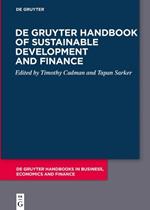 De Gruyter Handbook of Sustainable Development and Finance