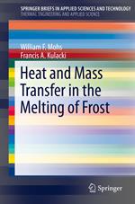 Heat and Mass Transfer in the Melting of Frost