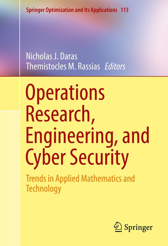 Operations Research, Engineering, and Cyber Security