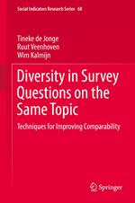 Diversity in Survey Questions on the Same Topic