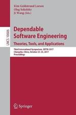 Dependable Software Engineering. Theories, Tools, and Applications: Third International Symposium, SETTA 2017, Changsha, China, October 23-25, 2017, Proceedings