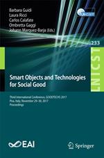 Smart Objects and Technologies for Social Good