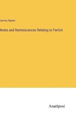 Notes and Reminiscences Relating to Partick
