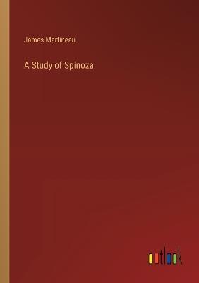 A Study of Spinoza - James Martineau - cover