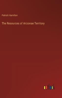 The Resources of Arizonae Territory - Patrick Hamilton - cover