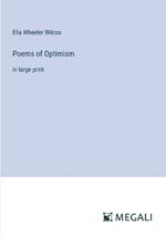 Poems of Optimism: in large print